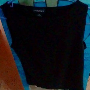 Ann Taylor Black Tank Sweater